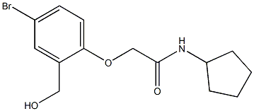 2-[4-bromo-2-(hydroxymethyl)phenoxy]-N-cyclopentylacetamide