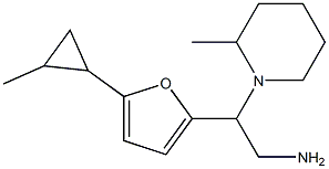 2-[5-(2-methylcyclopropyl)-2-furyl]-2-(2-methylpiperidin-1-yl)ethanamine