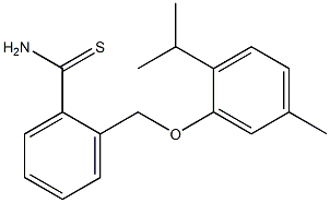 2-[5-methyl-2-(propan-2-yl)phenoxymethyl]benzene-1-carbothioamide