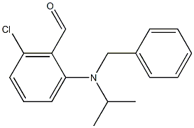 2-[benzyl(propan-2-yl)amino]-6-chlorobenzaldehyde