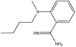 2-[butyl(methyl)amino]benzene-1-carboximidamide Structure
