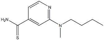 2-[butyl(methyl)amino]pyridine-4-carbothioamide Structure