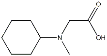 2-[cyclohexyl(methyl)amino]acetic acid Struktur
