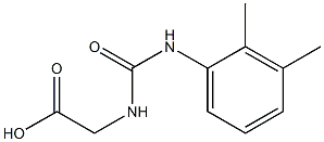 2-{[(2,3-dimethylphenyl)carbamoyl]amino}acetic acid Structure