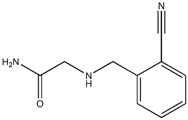 2-{[(2-cyanophenyl)methyl]amino}acetamide|