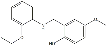 2-{[(2-ethoxyphenyl)amino]methyl}-4-methoxyphenol Structure