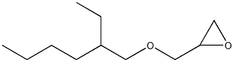 2-{[(2-ethylhexyl)oxy]methyl}oxirane 结构式