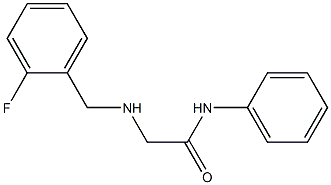 2-{[(2-fluorophenyl)methyl]amino}-N-phenylacetamide