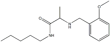 2-{[(2-methoxyphenyl)methyl]amino}-N-pentylpropanamide