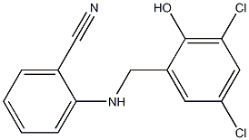 2-{[(3,5-dichloro-2-hydroxyphenyl)methyl]amino}benzonitrile