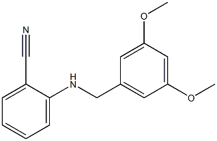  2-{[(3,5-dimethoxyphenyl)methyl]amino}benzonitrile