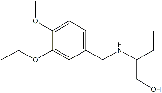 2-{[(3-ethoxy-4-methoxyphenyl)methyl]amino}butan-1-ol Structure