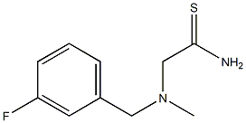 2-{[(3-fluorophenyl)methyl](methyl)amino}ethanethioamide