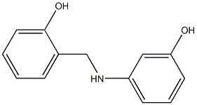 2-{[(3-hydroxyphenyl)amino]methyl}phenol,,结构式