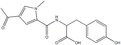 2-{[(4-acetyl-1-methyl-1H-pyrrol-2-yl)carbonyl]amino}-3-(4-hydroxyphenyl)propanoic acid
