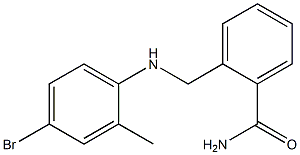 2-{[(4-bromo-2-methylphenyl)amino]methyl}benzamide