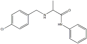 2-{[(4-chlorophenyl)methyl]amino}-N-phenylpropanamide