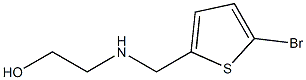 2-{[(5-bromothiophen-2-yl)methyl]amino}ethan-1-ol Struktur