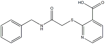 2-{[(benzylcarbamoyl)methyl]sulfanyl}pyridine-3-carboxylic acid