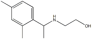 2-{[1-(2,4-dimethylphenyl)ethyl]amino}ethan-1-ol 结构式