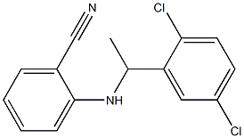  2-{[1-(2,5-dichlorophenyl)ethyl]amino}benzonitrile