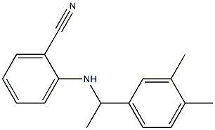 2-{[1-(3,4-dimethylphenyl)ethyl]amino}benzonitrile Structure