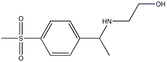 2-{[1-(4-methanesulfonylphenyl)ethyl]amino}ethan-1-ol|