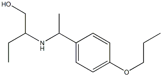 2-{[1-(4-propoxyphenyl)ethyl]amino}butan-1-ol