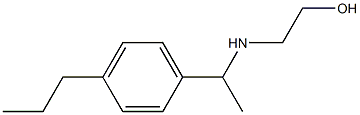 2-{[1-(4-propylphenyl)ethyl]amino}ethan-1-ol