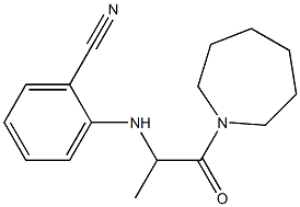 2-{[1-(azepan-1-yl)-1-oxopropan-2-yl]amino}benzonitrile|