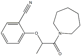  2-{[1-(azepan-1-yl)-1-oxopropan-2-yl]oxy}benzonitrile