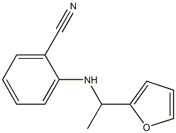 2-{[1-(furan-2-yl)ethyl]amino}benzonitrile|