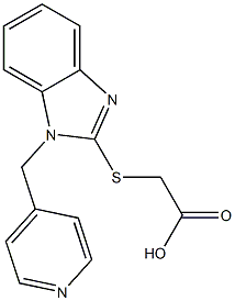 2-{[1-(pyridin-4-ylmethyl)-1H-1,3-benzodiazol-2-yl]sulfanyl}acetic acid