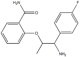 2-{[1-amino-1-(4-fluorophenyl)propan-2-yl]oxy}benzamide