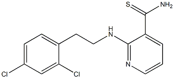 2-{[2-(2,4-dichlorophenyl)ethyl]amino}pyridine-3-carbothioamide
