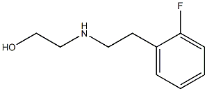 2-{[2-(2-fluorophenyl)ethyl]amino}ethan-1-ol 结构式