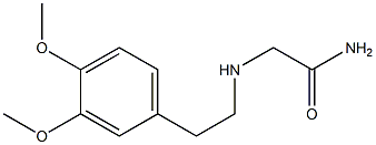 2-{[2-(3,4-dimethoxyphenyl)ethyl]amino}acetamide Structure