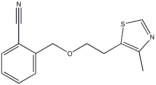  2-{[2-(4-methyl-1,3-thiazol-5-yl)ethoxy]methyl}benzonitrile