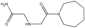 2-{[2-(azepan-1-yl)-2-oxoethyl]amino}acetamide Struktur
