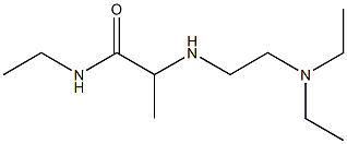 2-{[2-(diethylamino)ethyl]amino}-N-ethylpropanamide,,结构式