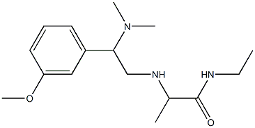 2-{[2-(dimethylamino)-2-(3-methoxyphenyl)ethyl]amino}-N-ethylpropanamide