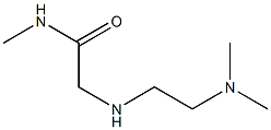 2-{[2-(dimethylamino)ethyl]amino}-N-methylacetamide Structure