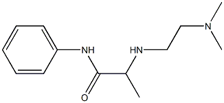 2-{[2-(dimethylamino)ethyl]amino}-N-phenylpropanamide,,结构式