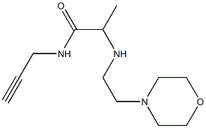 2-{[2-(morpholin-4-yl)ethyl]amino}-N-(prop-2-yn-1-yl)propanamide