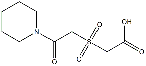  2-{[2-oxo-2-(piperidin-1-yl)ethane]sulfonyl}acetic acid