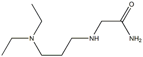 2-{[3-(diethylamino)propyl]amino}acetamide Structure