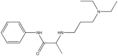  2-{[3-(diethylamino)propyl]amino}-N-phenylpropanamide