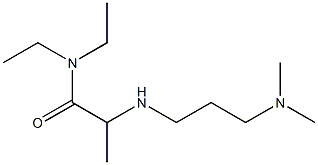 2-{[3-(dimethylamino)propyl]amino}-N,N-diethylpropanamide,,结构式