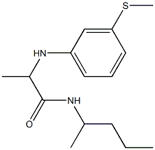 2-{[3-(methylsulfanyl)phenyl]amino}-N-(pentan-2-yl)propanamide