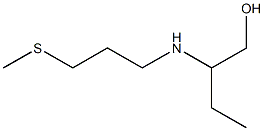 2-{[3-(methylsulfanyl)propyl]amino}butan-1-ol,,结构式